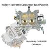 4150 carburetor Complete 4150 Throttle Body Base Plate Assembly Replacement For Holley 4Barrel Square Carburetors view 3