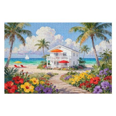 Puzzles for Adults 1000 Pieces Sea View Room Puzzles 1000 Pieces for Adults,Interlock Perfectly Letter on Back No Dust,Home Decor Birthday Party Gift,Educational Game & Games 30x20 in