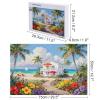 Puzzles for Adults 1000 Pieces Sea View Room Puzzles 1000 Pieces for Adults,Interlock Perfectly Letter on Back No Dust,Home Decor Birthday Party Gift,Educational Game & Games 30x20 in view 4