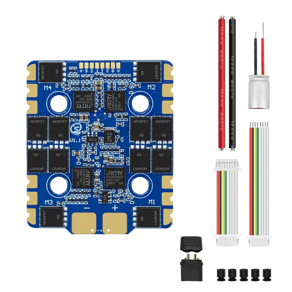 SEQURE Brushless 4in1 ESC 65A 2S-6S for FPV Drones Racing Freestyle
