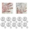 10PCS DIY Empty Stress Ball Skins DIY Kit, Blank Pressure Ball Skin DIY Kit, Vacuum Elastic Squishies Stress Balls, Fillable Sensory Squeezing Stress Ball Toy Making Kit for Kids Adults (4cm) view 1