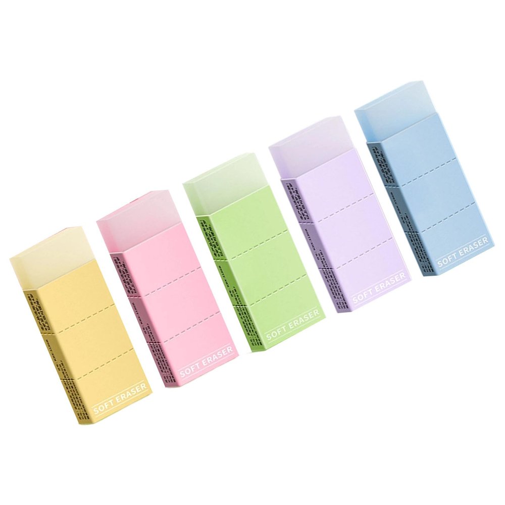 20pcs Eraser Set Fruit Shaped Design Pencil Specific Component Collects Debris Efficient School Use Without Stationery Eraser