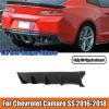 A Set Rear Bumper Diffuser for Chevrolet Camaro SS 2016-2018 Quad Exhaust Spoiler Splitter Car Accessories ABS Plastic(Glossy Black) view 2