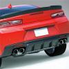 A Set Rear Bumper Diffuser for Chevrolet Camaro SS 2016-2018 Quad Exhaust Spoiler Splitter Car Accessories ABS Plastic(Glossy Black) view 3