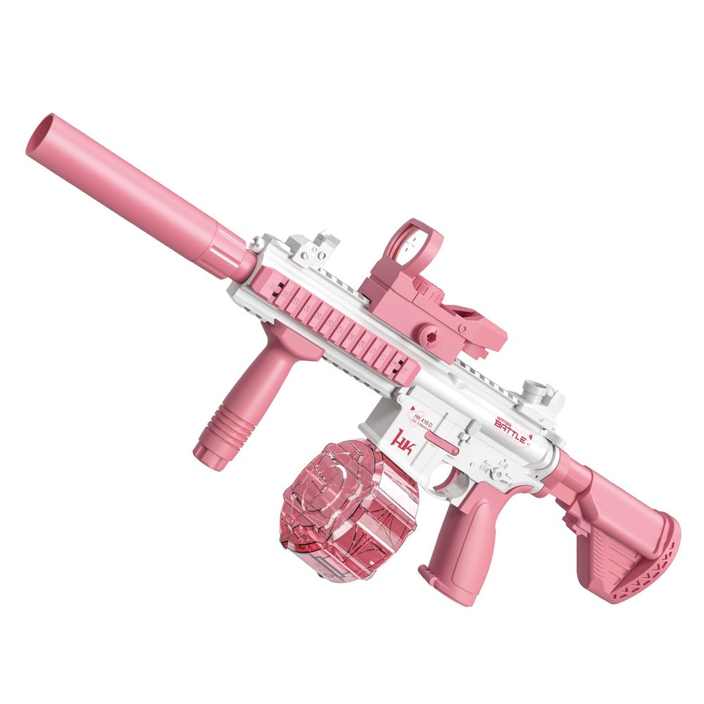 2026 New Electric Water Gun, 32FT Long Range, 2 Water Tanks & 2 Batteries, Summer Outdoor Beach Pool Toy, Perfect Water Fighting Gift for Kids Adults (Pink)