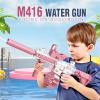 2026 New Electric Water Gun, 32FT Long Range, 2 Water Tanks & 2 Batteries, Summer Outdoor Beach Pool Toy, Perfect Water Fighting Gift for Kids Adults (Pink) view 2