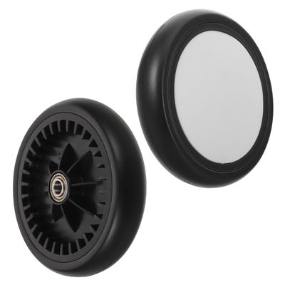HOOTNEE Stroller Rear Wheels Replacement Pair Rubber Rear Wheel Assembly for Pushchair and Pram for DIY Maintenance and Smooth Maneuvering