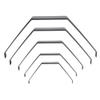 Carbon Fiber Undercarriage Landing Gear for 100CC 150CC 200CC 250CC RC Aircraft Plane Model(200CC) view 2