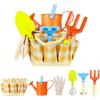 Haofy Children's Multi Functional Garden Play Tools Beach Toy with Carrying Bag Kids Garden Tool Set (23 * 12 * 17cm) view 1