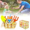 Haofy Children's Multi Functional Garden Play Tools Beach Toy with Carrying Bag Kids Garden Tool Set (23 * 12 * 17cm) view 4