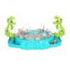 Omquot Table Dinosaur Battle Game, Hand Eye Coordination Punishment Disk Kids Dinosaur Game Battle Toy for Daily for 2 Players view 3