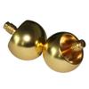 Omquot Gyroscopic Toy for Toddlers, Small Size Lightweight Educational Gyroscopic Metal Mushroom Head Toy for Home (Gold, Gold) view 1