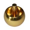 Omquot Gyroscopic Toy for Toddlers, Small Size Lightweight Educational Gyroscopic Metal Mushroom Head Toy for Home (Gold, Gold) view 3