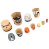 Omquot Nesting Toy, Russian Nesting Doll Toy, Wooden Decorative Toy for Birthday Gift view 4