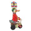 Omquot Duck on the Bike Tin Toy Clock Movement Fine Workmanship Tin Toy for Party view 2