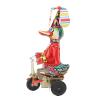 Omquot Duck on the Bike Tin Toy Clock Movement Fine Workmanship Tin Toy for Party view 4
