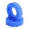 RiToEasysports 2pcs Silicone Tire Inserts, Water Proof Tearproof Wearproof for 1.0in RC Tires, with Dual Layer Hollow Structure for Enhanced Stability and Traction (Blue) view 1
