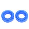 RiToEasysports 2pcs Silicone Tire Inserts, Water Proof Tearproof Wearproof for 1.0in RC Tires, with Dual Layer Hollow Structure for Enhanced Stability and Traction (Blue) view 2
