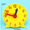 BreezeTrading Time Analog Clock Practice Clock Teaching Aid Made of PP Material with for Time Learning at Ho, 12H view 2