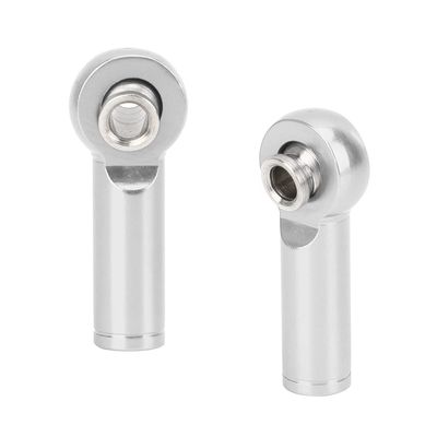SPYMINNPOO 10Pcs Aluminium Alloy Push Rod Joint for 1/10 RC Car, with 5 Colors, Sturdy and Durable, Easy to Install, Suitable for RC Truck and Cart Model (Silver)