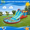 GarveeLife 23 FT Inflatable Water Slide Park, Inflatable Water Bounce House,Jumping Castle with Slide, Water Squirter, Jumping, Climbing Wall for Kids Outdoor, Blow Up Water Slides for Backyard view 3