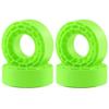 4Pcs 1.3 inch Rubber Tires Silicone Insert Foam for Axial SCX24 1/24 TRX-4M 1/18 RC Crawler Car Upgrade Accessories Part(Green) view 1