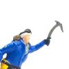 Bffcnl 4Pcs 1:87 Mini Hiking Climbing Figure People Micro Landscape Railway Accessories, Blue view 2