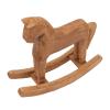 Hamwesh Wooden Rocking Horse, Hand Carved Pine Wood Rocking Horse Decoration, Wooden Toy with Detailed Craft for Home Office Bedroom Table Decor view 2