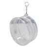 10cm Doll Protective Bag, Clear PVC Pendant Storage Pouch for Plush Doll Toy, Transparent Carrying Case with Keychain view 1