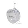 10cm Doll Protective Bag, Clear PVC Pendant Storage Pouch for Plush Doll Toy, Transparent Carrying Case with Keychain view 2