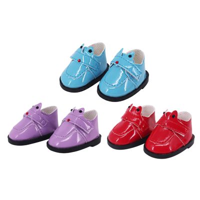 3 Pairs Doll Shoes Fits 14.5 Inch Doll American Wellie Wishers Doll Accessories, 14.5 Inch Doll Accessories Pair with 14.5 in Wellie Wishers Doll Clothes