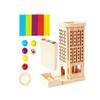 LLTCMAOYI Montessori 3-in-1 Wooden Stick Pull Game, Fun Family & Classroom Activity view 1