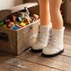 2 Pairs Doll Boots Fit 14.5 Inch American Doll Wellie Wishers Doll Shoes Fits 14.5 Inch Doll American Wellie Wishers Pair with 14.5 in Wellie Wishers Doll Clothes view 2