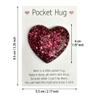 CCOCC Glitter Pocket Hug Heart with Greeting Cards,Him Girlfriend Boyfriend view 3