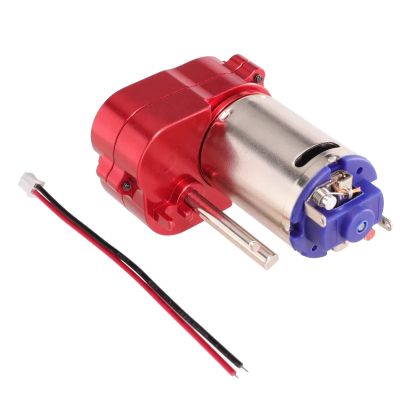 Compatible with MN for MN168 for MN78 for MN82 1/12 RC Car Upgraded All Metal Gearbox Gear High for Speed Motor Parts and Accessories RC Assortment(Red)