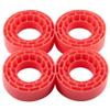4Pcs 1.3 inch Rubber Tires Silicone Insert Foam for Axial SCX24 1/24 TRX-4M 1/18 RC Crawler Car Upgrade Accessories Part(Red) view 3