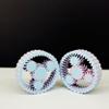 2Pcs Fidget Toys Adults Fidgets Spinner Autism Sensory Pack Gear Sensory Rings for Anxiety Cool Gadgets for Teens and Adults ADHD Silent Stress Relief Office Desk Toy -Spinners-Gear view 1