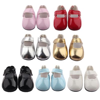 7 Pairs Doll Shoes Fit 14.5 Inch American Doll Wellie Wishers Doll Suitable for 14.5-Inch Doll Clothes