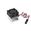 RC Crawlers Models For Traxxas For TRX-4M 1/18 Alloy Machined Heatsink Cooling Fan Crawler Model Accessory Assemble Replace Modified Parts(Silver) view 1