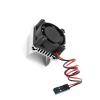 RC Crawlers Models For Traxxas For TRX-4M 1/18 Alloy Machined Heatsink Cooling Fan Crawler Model Accessory Assemble Replace Modified Parts(Silver) view 2