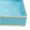 Chosertory Kids Sandbox Tray Sandbox Easy to Clean Large Space, Blue 40cmx40cm view 2