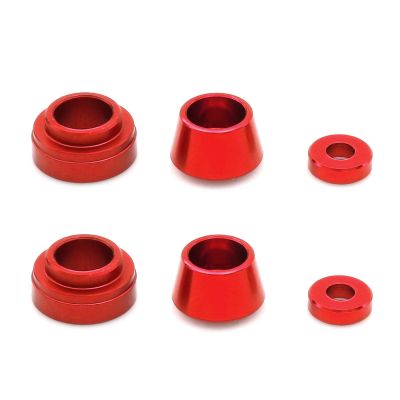 RC car Components Compatible with Tamiya for TT02 for TT-02 1/10 RC Car Upgrade Parts Metal Steering Flange Sleeve Bushing Gasket