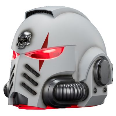 JOYTOY Warhammer 40k White Scars MkX Helmet Replica(1:1 Scale)