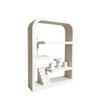 Aesthetic Blind Box Display Case Display Case - Modular Stackable Dollhouse Shelf with Ladder - Wall Mount & Desktop Floating Case for Blind Box Figures view 1