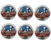 Artemis II Heroic Achievement 3D High-Relief Enamel Commemorative Coin, Artemis II Lunar Mission Commemorative Coin,Space Exploration Collector Coins, for Astronomy Lovers (6pcs) view 1