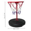 1 Set Pool Basketball Hoop Floating Pool Basketball Hoop Poolside with 1 Net Ball & Inflator for Kids & Adults Swimming Hoops Toys for Kids Adults view 3