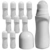 10Pcs Sunscreen Applicator for Kids Adults, 50ml Sunscreen Roller Applicator Refillable Portable Empty Curved Sunblock for Beach Travel view 1
