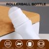 10Pcs Sunscreen Applicator for Kids Adults, 50ml Sunscreen Roller Applicator Refillable Portable Empty Curved Sunblock for Beach Travel view 3