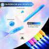 YUBAGOWU Invisible Ink Pen with UV Black Light Secret Spy Pens Magic Disappearing Ink Markers Classroom Prizes ,Goodie Bag Stuffers Party Favors for kids (48 pieces) view 2
