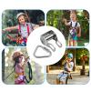 slacklines Roller Kit Kids Nenja Slide Attachment, Outdoor ziplines Conversion Tool | Smooth Glide Pulley System, Easy Install for Backyard Adventure Play Training Use view 4
